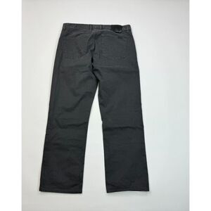Alberto‎ Modern Fit Printed Satin Pants Mens 38 $255 Stone Gray Cotton 5 Pockets